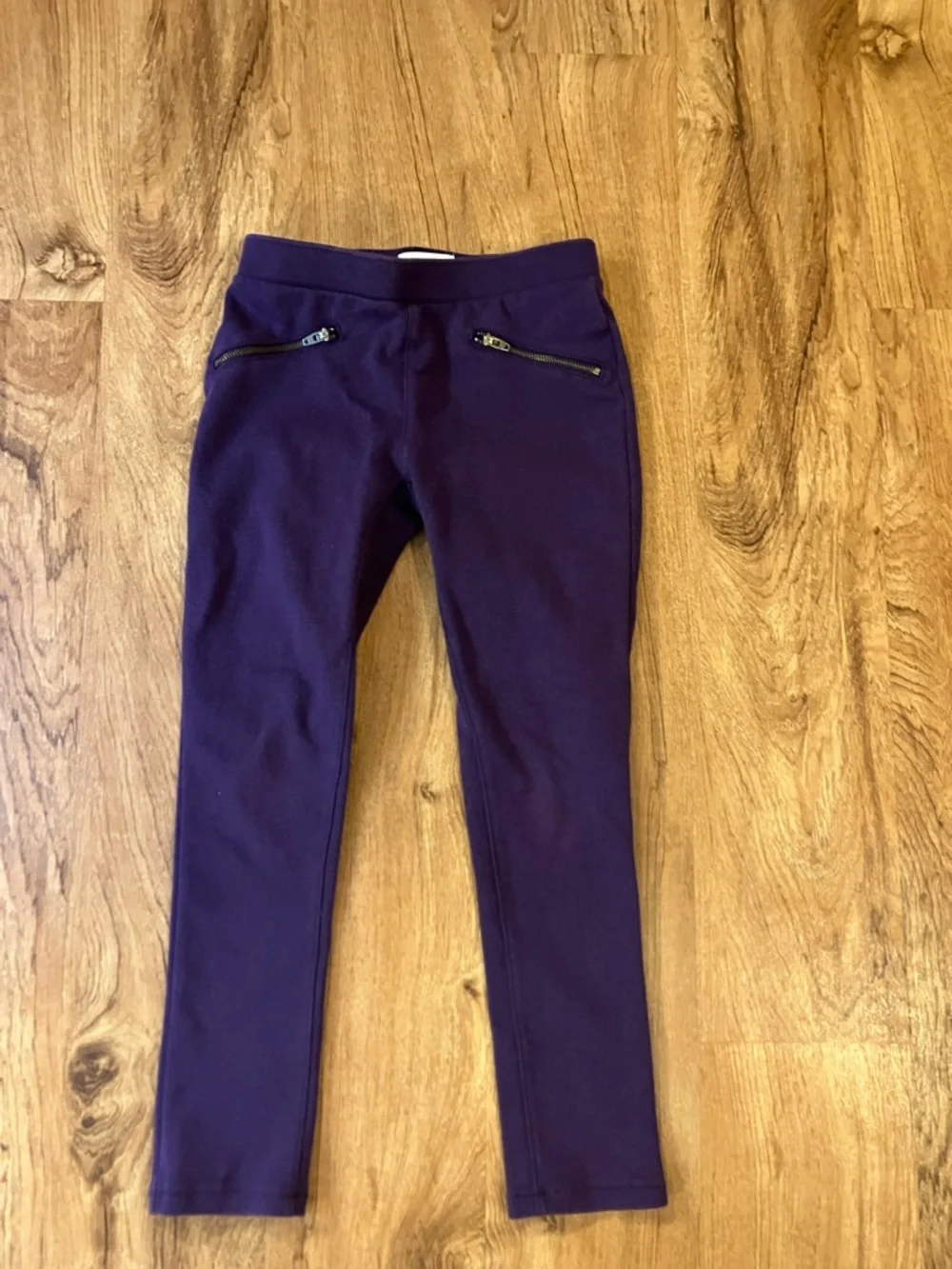 The children’s place purple sparkle leggings pants size 8